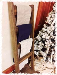 Wooden (5ft) Blanket Ladder $60