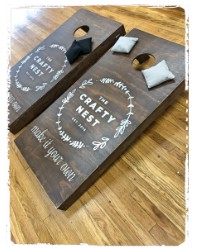 Personalized Cornhole Set $225