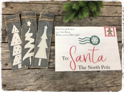 Letters to Santa and Painted Trees $50.00