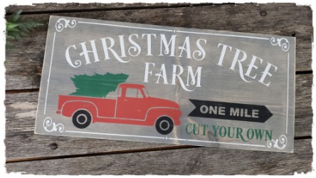 Double Sided Rectangle Sign (Christmas/Fall) $65.00