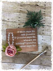 Personalized Grandparents Sign $40