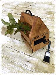 Wooden Six-Pack Holder $60