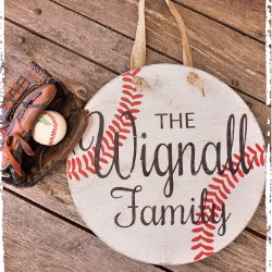 Sports Wood Wreath $50.00